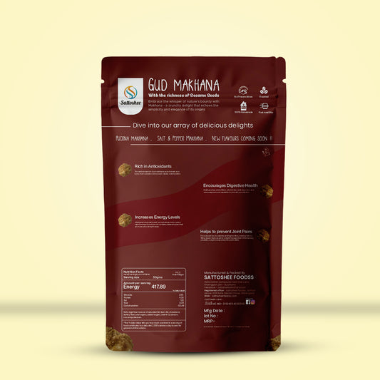 Sattoshee Gud Makhana – Sweet Crunch with Natural Goodness