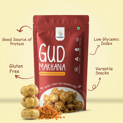 Sattoshee Gud Makhana – Sweet Crunch with Natural Goodness