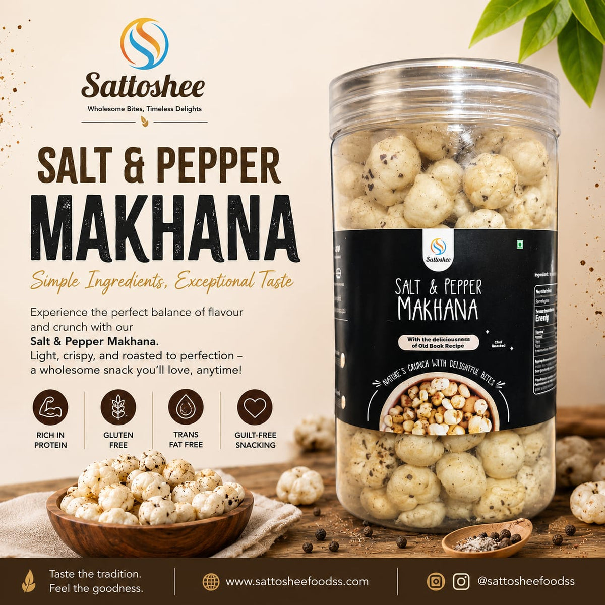 Salt n Pepper Makhana