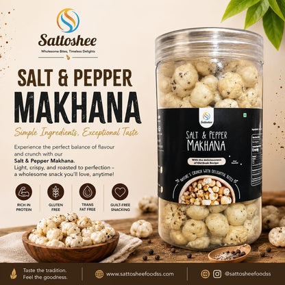Salt n Pepper Makhana