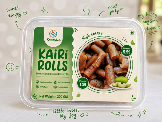Sattoshee Kairi Rolls – Sweet & Tangy Mango Treat