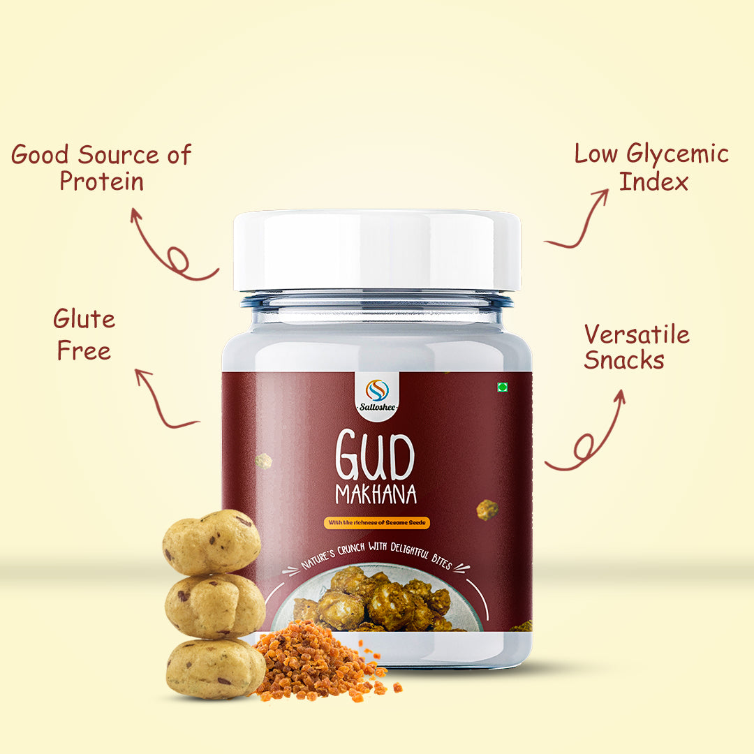 Sattoshee Gud Makhana – Sweet Crunch with Natural Goodness