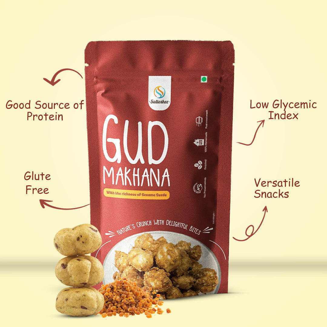 Sattoshee Gud Makhana – Sweet Crunch with Natural Goodness