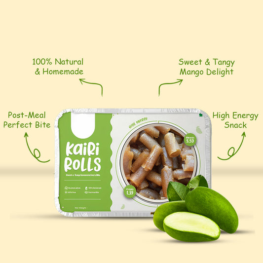 Sattoshee Kairi Rolls – Sweet & Tangy Mango Treat