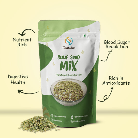 Sattoshee Sauf Seed Mix – A Symphony of Seeds in Every Bite