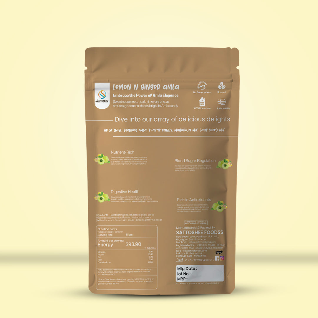 Sattoshee Lemon N Ginger Amla – The Zesty Power of Wellness