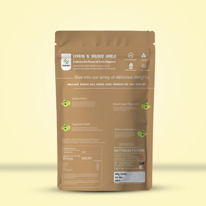 Sattoshee Lemon N Ginger Amla – The Zesty Power of Wellness