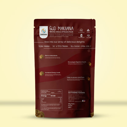 Sattoshee Gud Makhana – Sweet Crunch with Natural Goodness